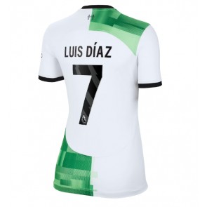Liverpool Luis Diaz #7 Replica Away Stadium Shirt for Women 2023-24 Short Sleeve